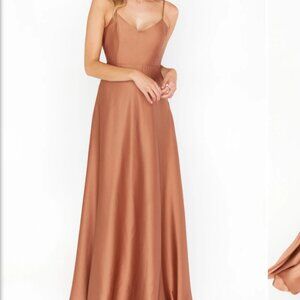 Show me your Mumu Faith Maxi Dress in copper  size medium